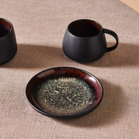 Galactic Black Tea Cup & Saucer 300 ml