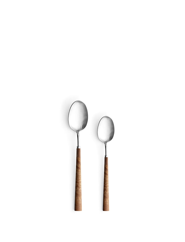 Yume Wood cutlery range — tea and coffee pieces