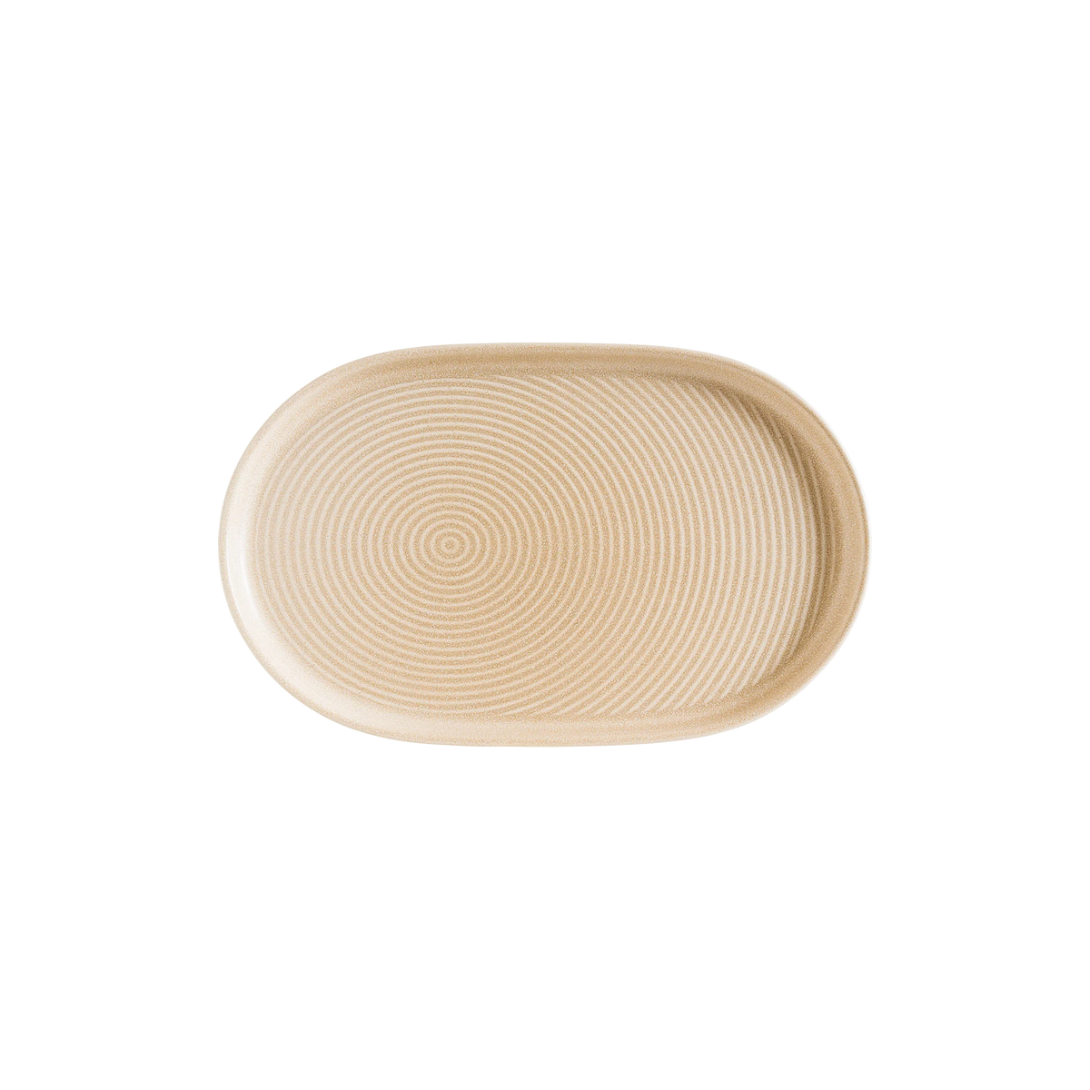 Mirage Ripple Oval Plate 33 × 18