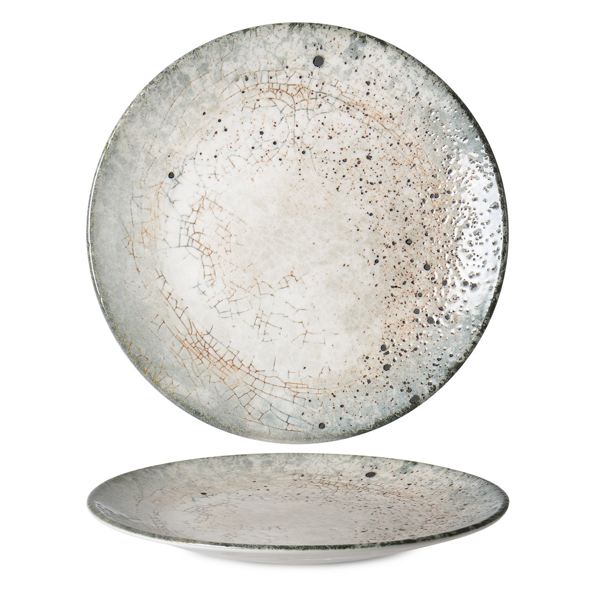 Natural 27cm Premium Porcelain 6 Piece Dinner Plate