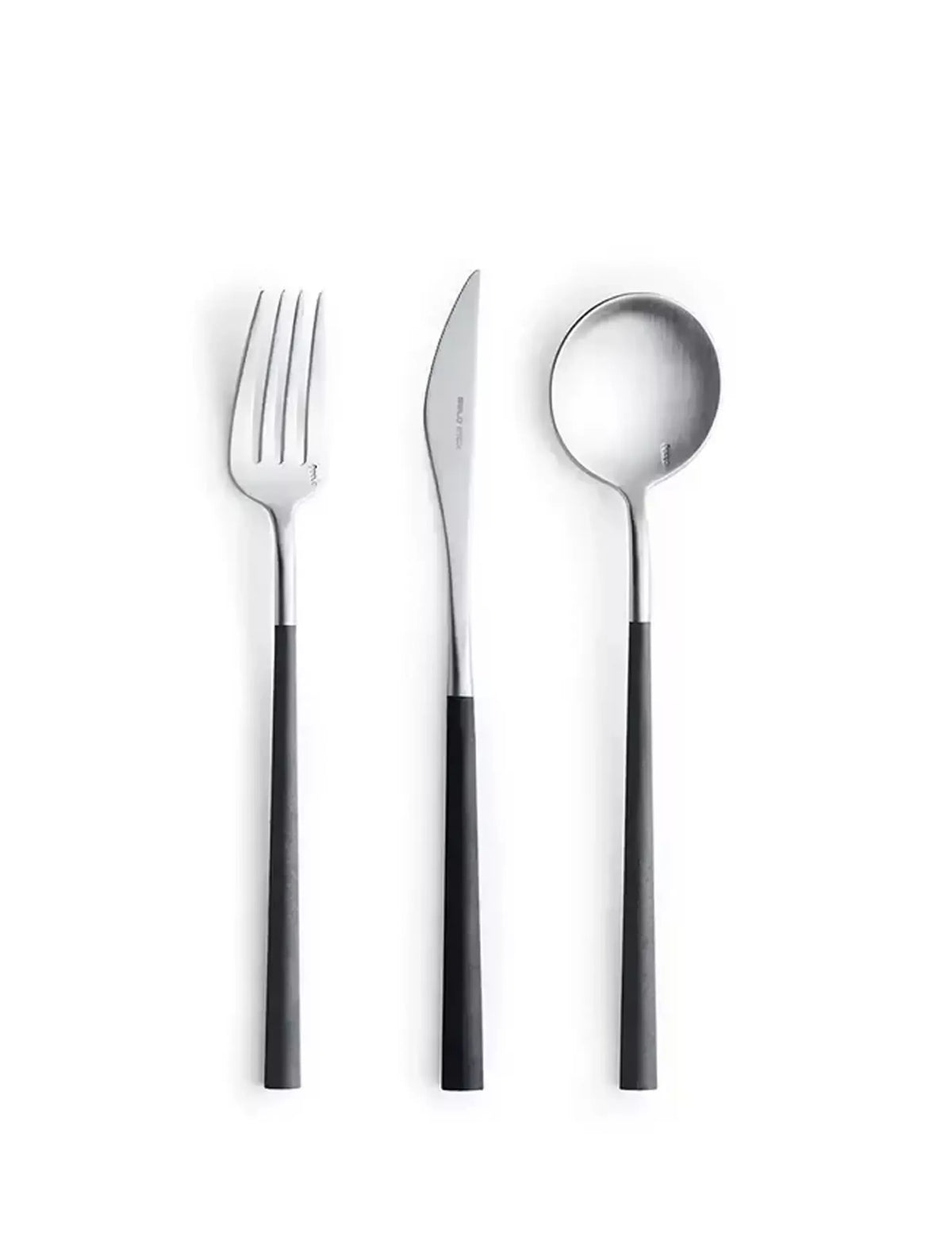 Neo Black cutlery range — range photograph