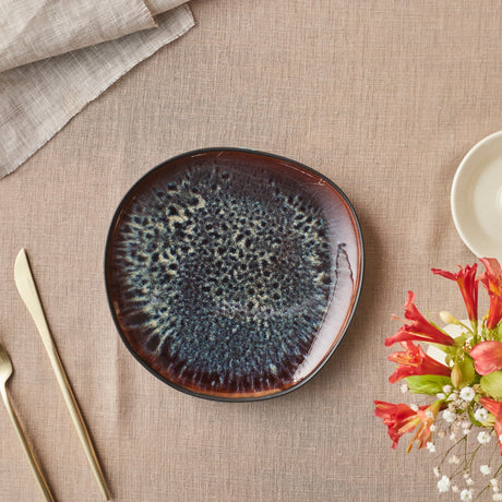 Galactic Black Dessert & Side Plate 22 cm