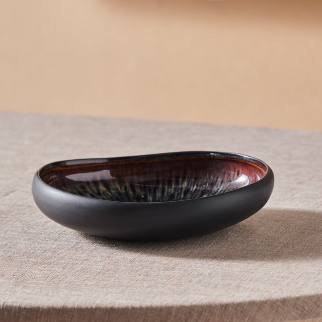 Galactic Black Salad Bowl 23 cm