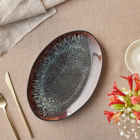 Galactic Black Serving Platter 30 cm