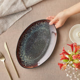 Galactic Black Serving Platter 30 cm