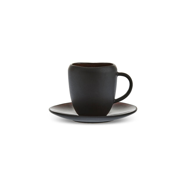 Galactic Black Coffee Cup & Saucer 100 ml