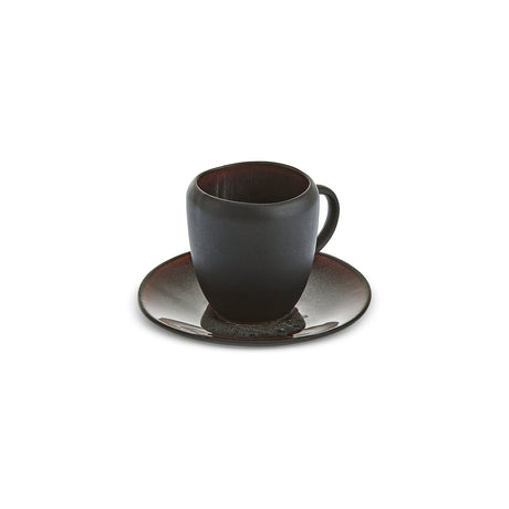 Galactic Black Coffee Cup & Saucer 100 ml