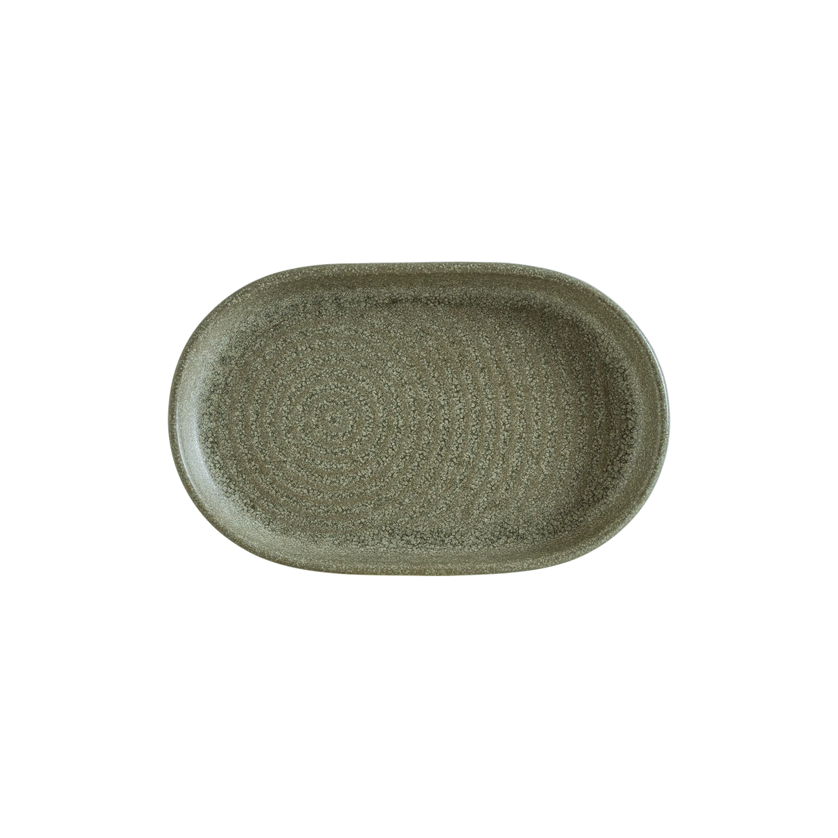 Adelfa Ripple Oval Plate 15 cm