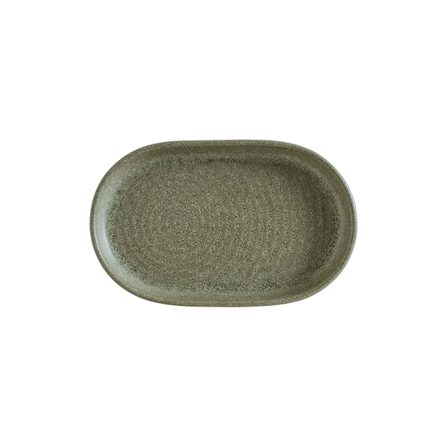 Adelfa Ripple Oval Plate 19 cm