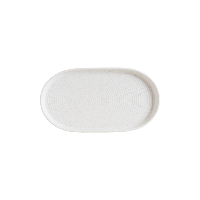 Liora Ripple Oval Plate 33 × 18