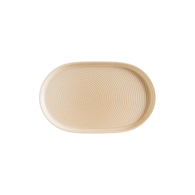 Mirage Ripple Oval Plate 33 × 18