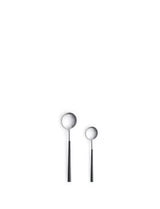 Neo Black cutlery range — tea and coffee pieces
