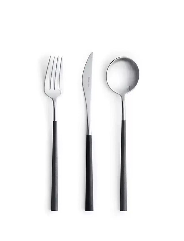 Neo Black cutlery range — range photograph