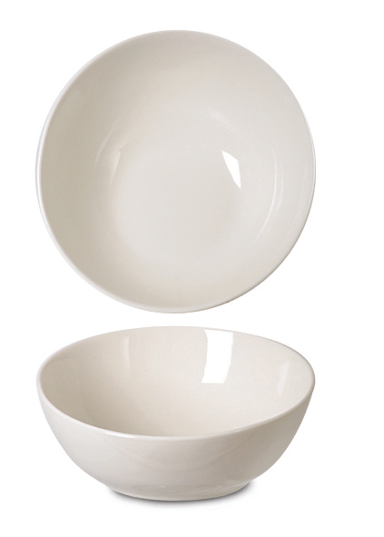 Cream Truva Bowl — catalogue design photograph