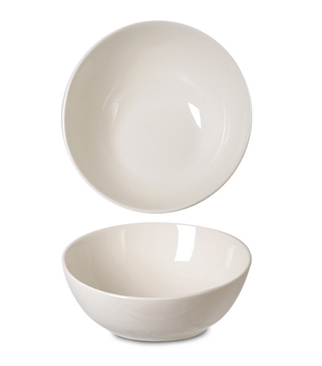 Cream Truva Bowl — catalogue design photograph
