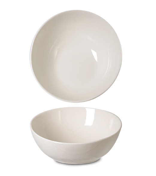 Cream Truva Bowl — catalogue design photograph