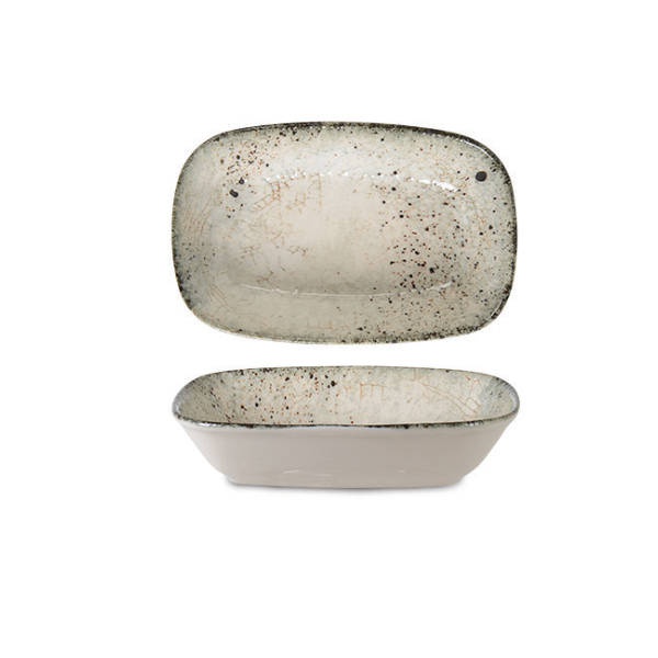 Natural Valencia Rectangular Serving Plate 17.2 × 12.4 cm