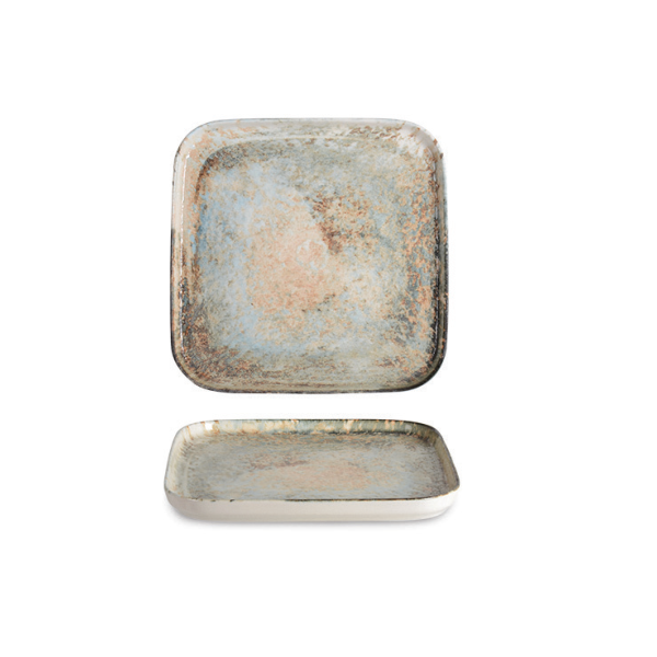 Obvara Verano Square Dinner Plate 22 × 22 cm
