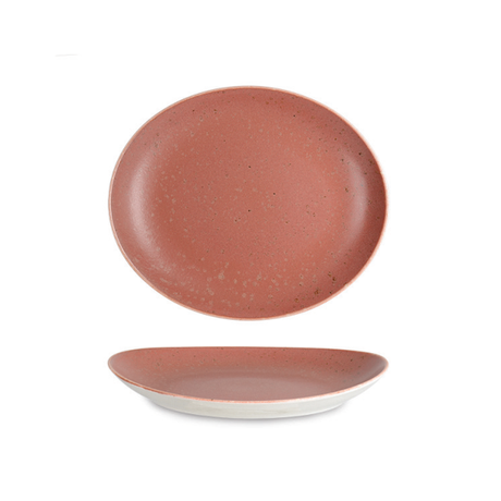 Rosa Ellipse Steak Plate 30.5 × 28 cm