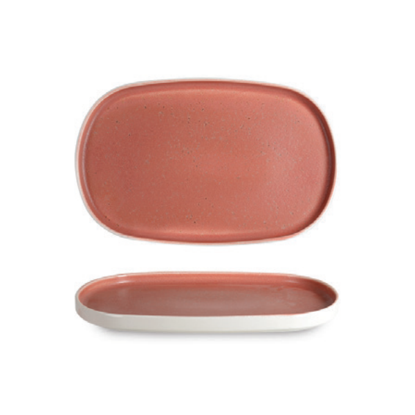 Rosa Ellipse Oval Deep Plate 30 × 15.5 cm
